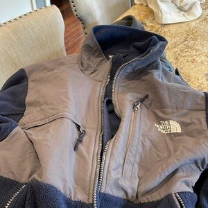 Northface Mens Denali two-tone jacket reversible fleece